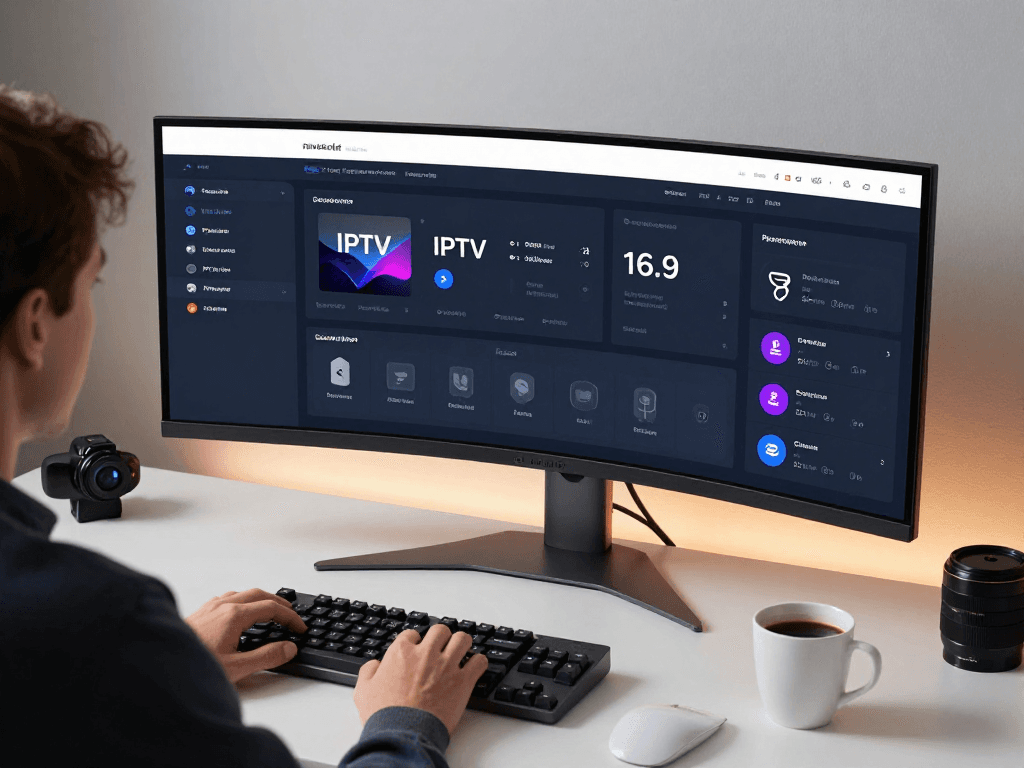 UK IPTV reseller panel dashboard showcasing cloud computing and subscription management features.