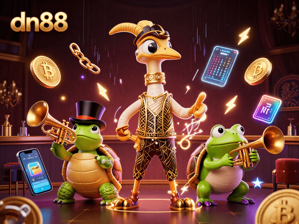 Experience the excitement of dn88 casino with vibrant 3D graphics and dynamic gaming elements.