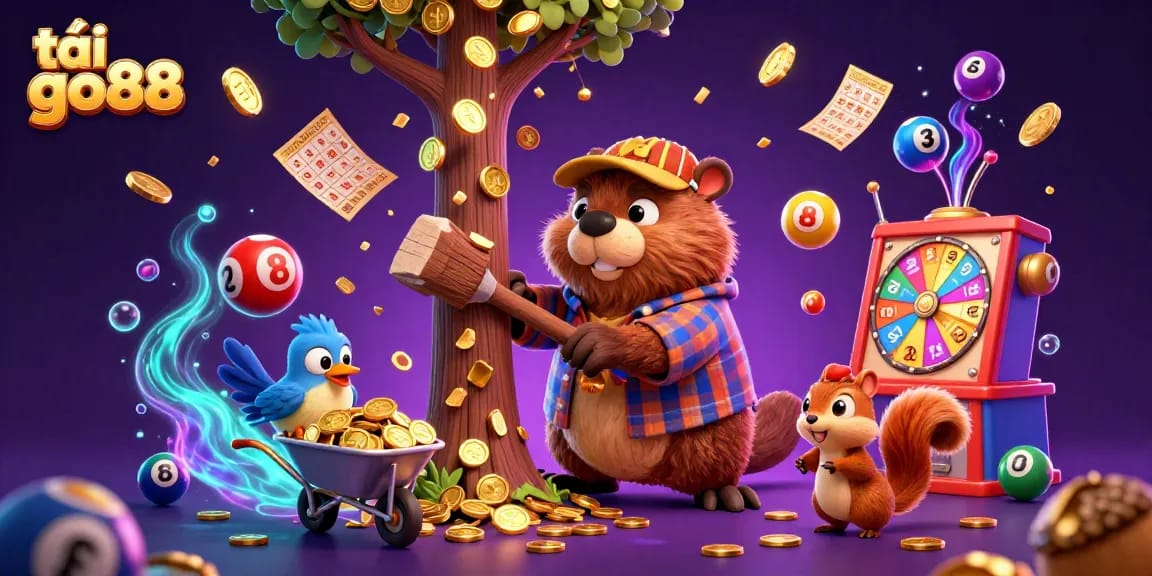 Engage in thrilling gameplay with tải go88 as golden coins rain down in this vibrant casino scene.