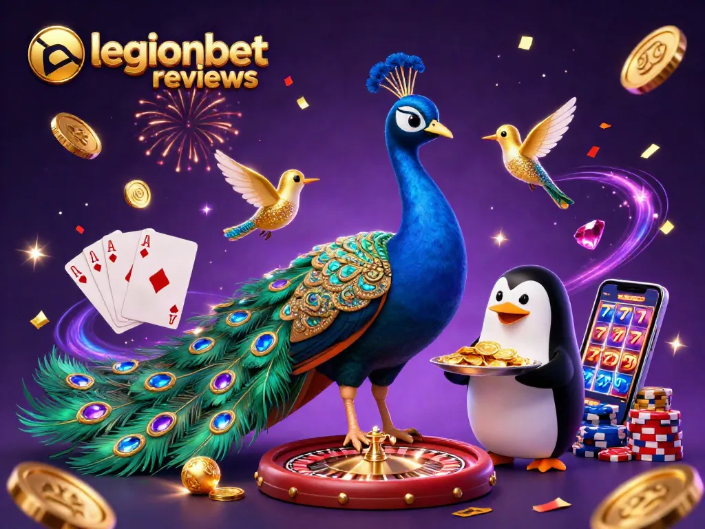 Experience exciting gaming with legionbet reviews showcasing vibrant casino elements and characters.