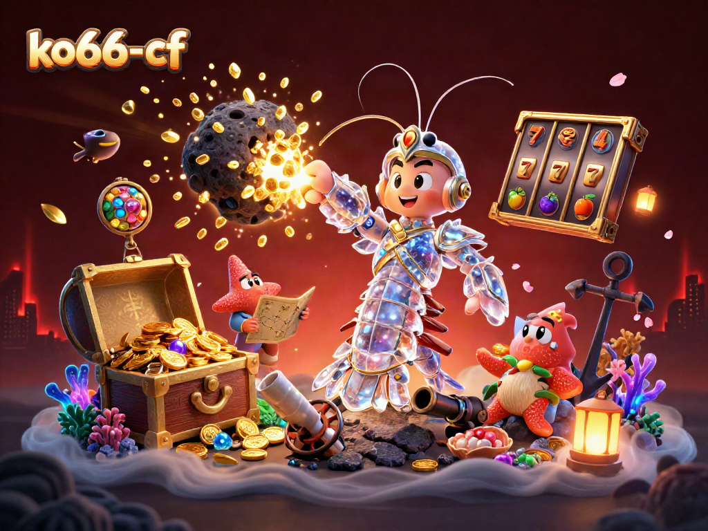 Experience winning thrills with ko66-cf in a vibrant underwater casino adventure.