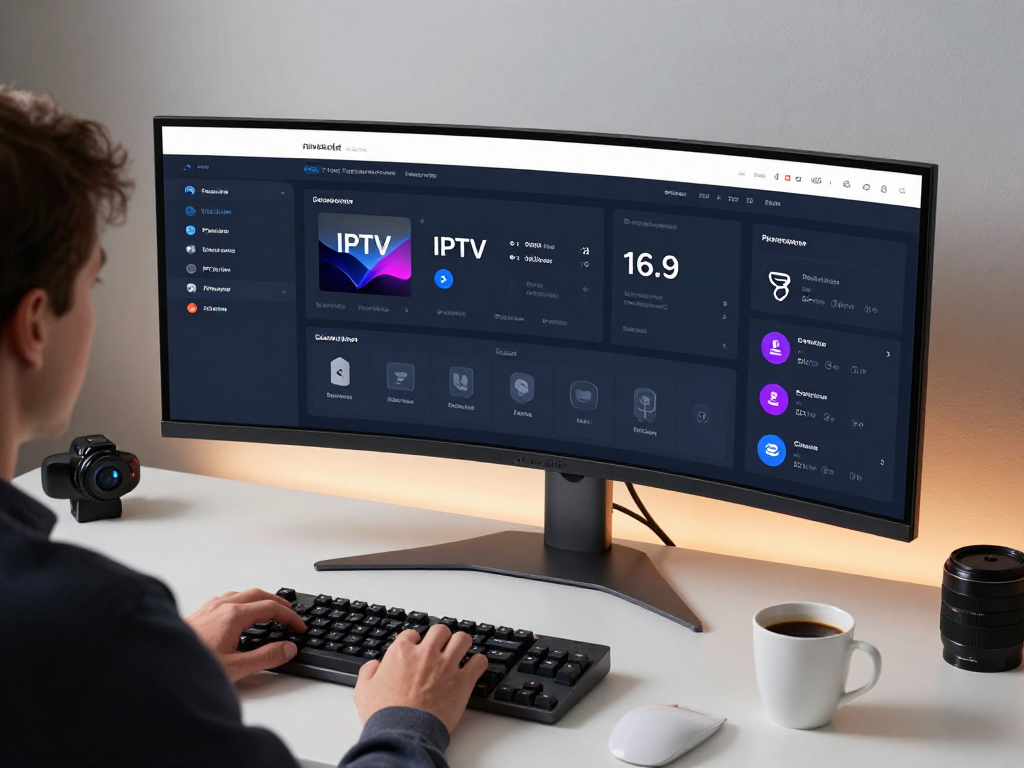 UK IPTV reseller panel dashboard showcasing cloud computing and subscription management features.