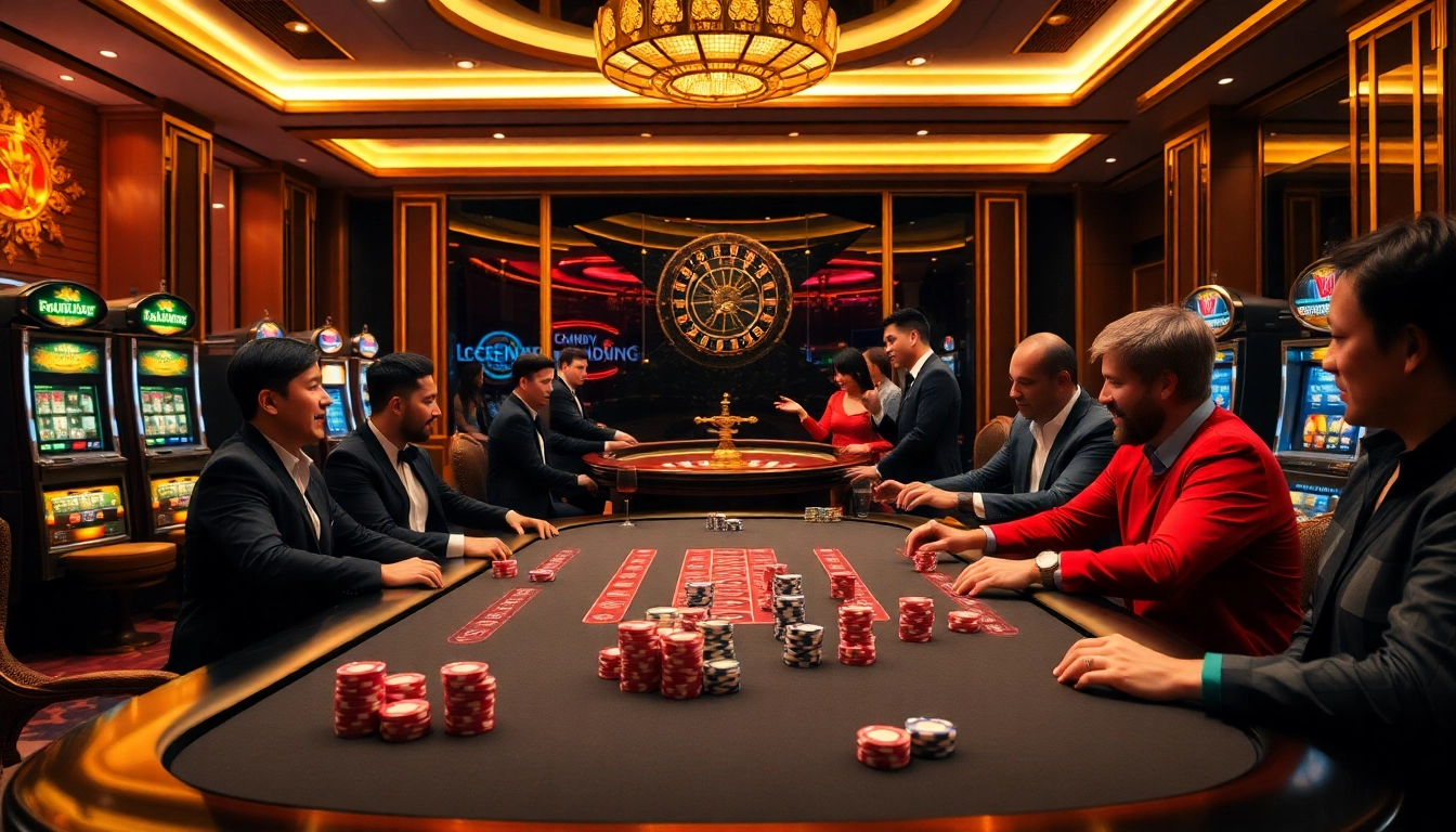 Experience the thrill of casino lc88 with vibrant poker games and exciting roulette.