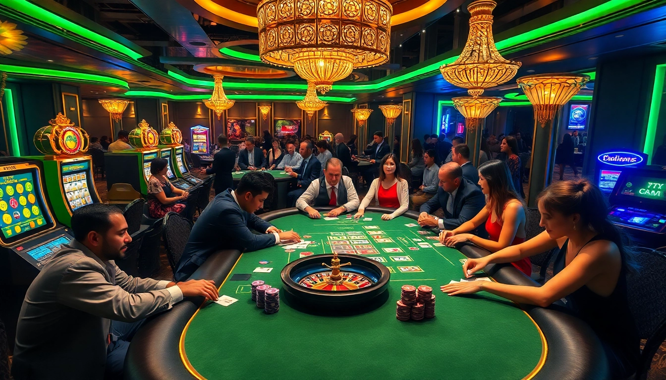 Experience the thrill of 79 king's high-stakes poker table, featuring intense gameplay and vibrant casino elements.