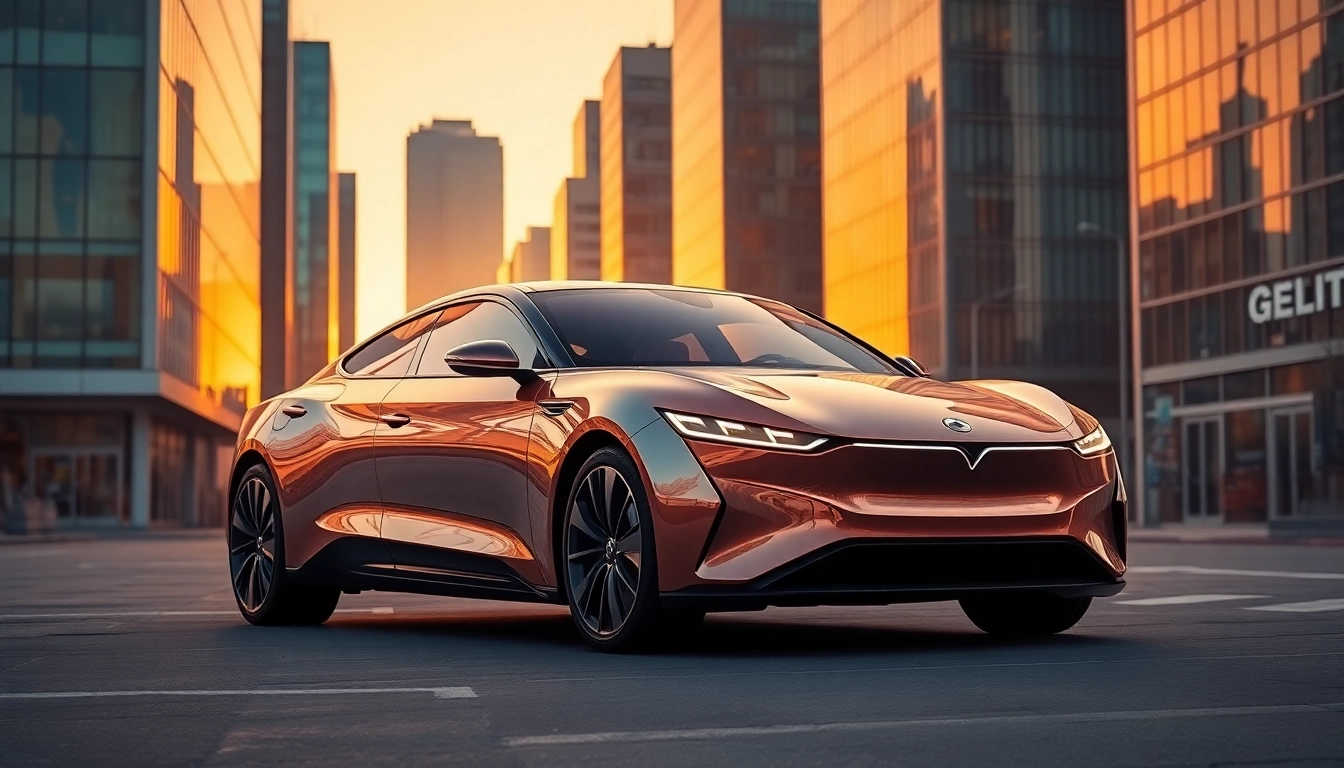 Admire Gemini cars showcasing sleek design and modern features in a vibrant urban landscape.