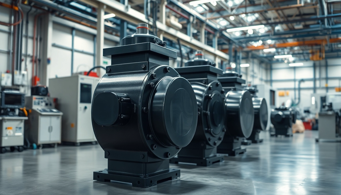 Vibration Control devices effectively minimizing disturbances in a modern industrial setting.