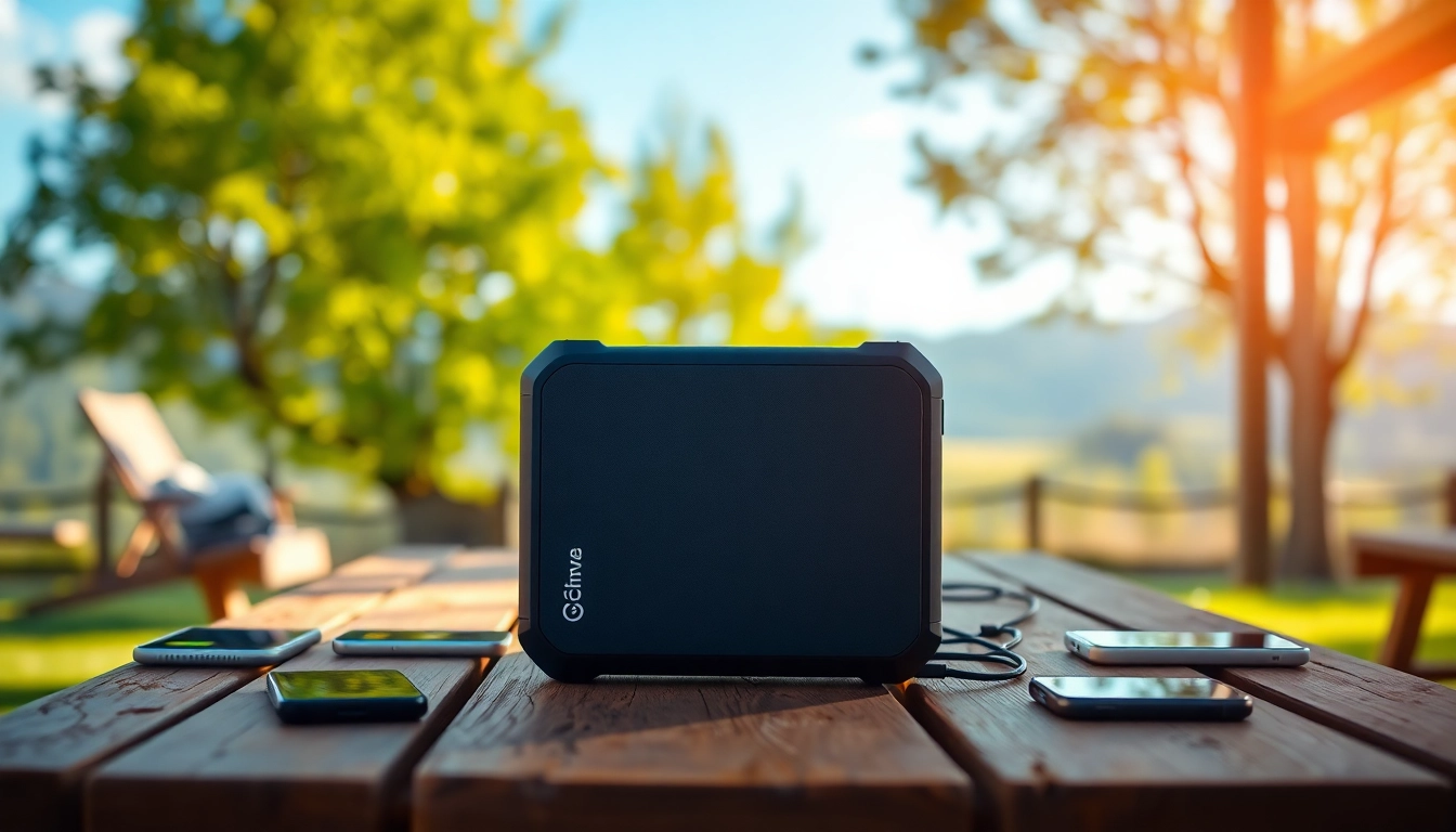Charge your devices with EcoFlow in a sunny outdoor setting, showcasing versatility and convenience.