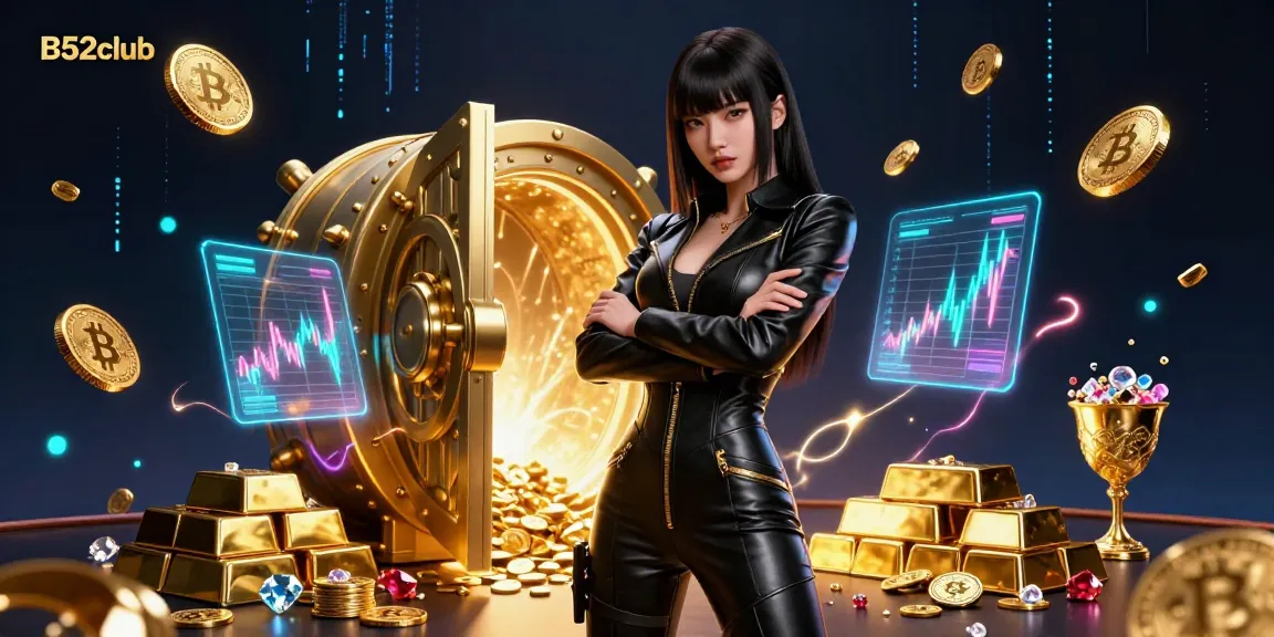Engage with B52club, where golden Bitcoin coins and jackpots create a thrilling online gaming experience.