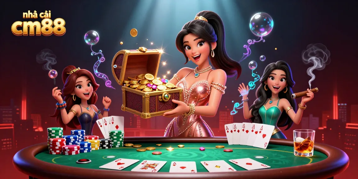 Engage at nhà cái cm88 with thrilling poker games amidst a treasure-rich environment.