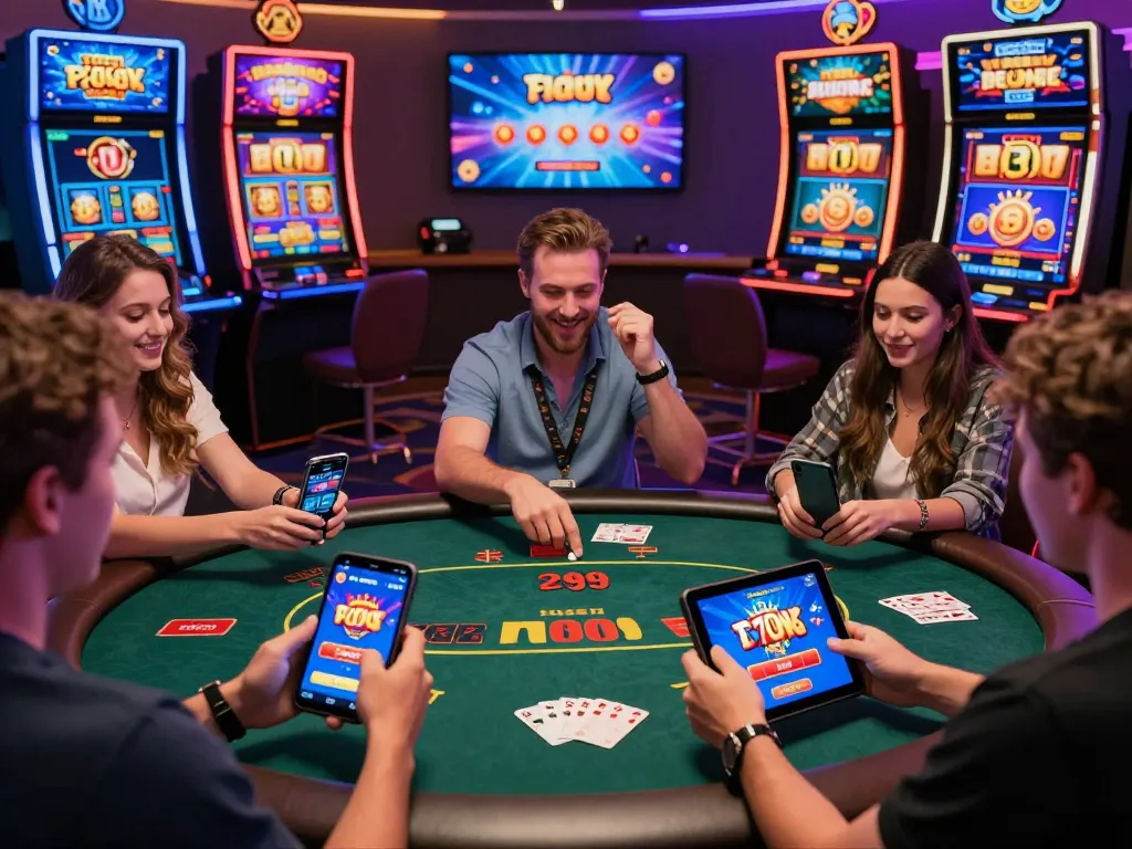 Engaging users playing on the Sunwin platform to tải sunwin for an exciting gaming experience.