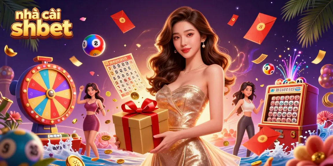 Experience excitement at nhà cái shbet with vibrant lottery games and festive elements.