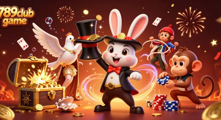 Experience thrilling wins with 789club game in a vibrant casino digital scene filled with excitement.