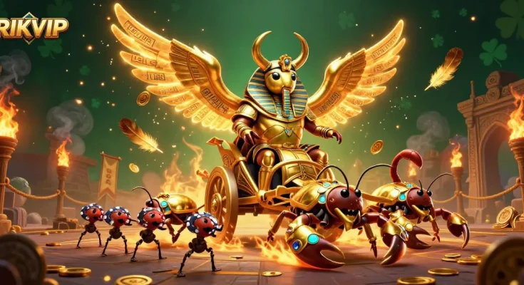 Win big at RIKVIP with dynamic gaming scenes featuring 3D characters in an exciting casino environment.